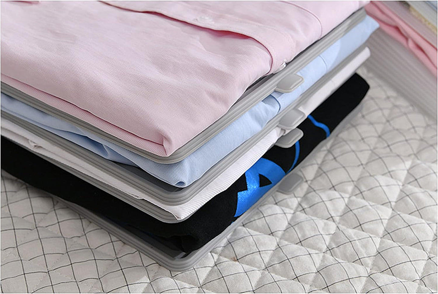 Closet Organizer,T-Shirt Clothes Folder,Convenient for children to fold clothes in the bedroom,The quality is super good 12Pcs
