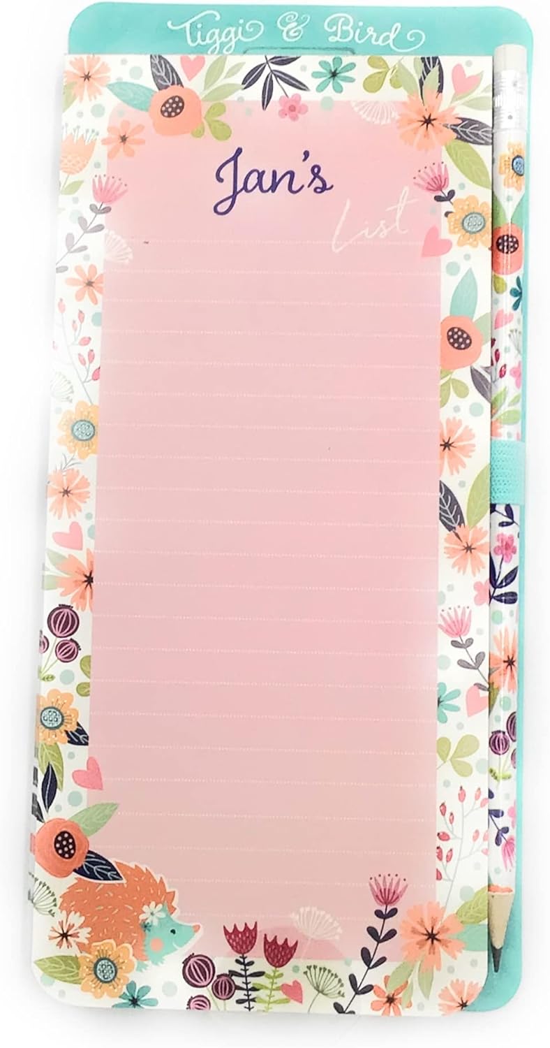 Fridge Magnetic Shopping List Notepad – Personalised Grocery Planner Pad for Home