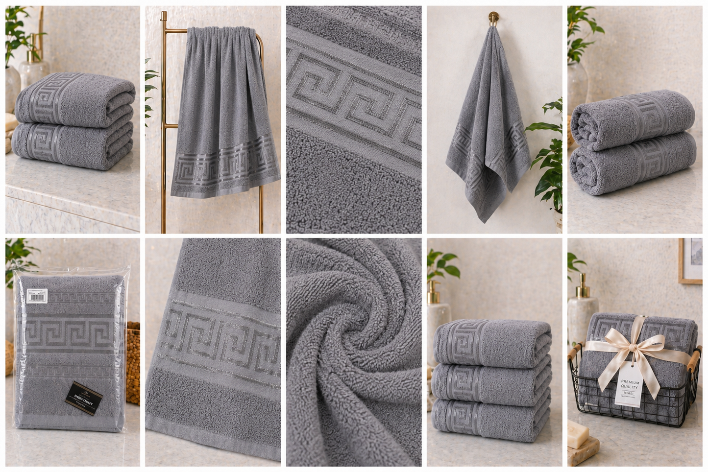 Premium Bath Sheets Pack of 3 – Extra Large 100% Cotton Towels