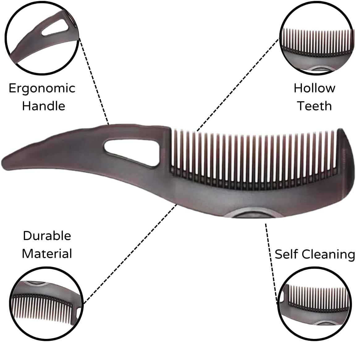 Dandruff Remover Comb – Scalp Massage & Oil Control Hair Cleaning Tool