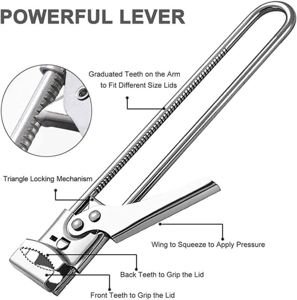 SteelGrip Flex Opener – Multifunction Kitchen Lid & Bottle Tool