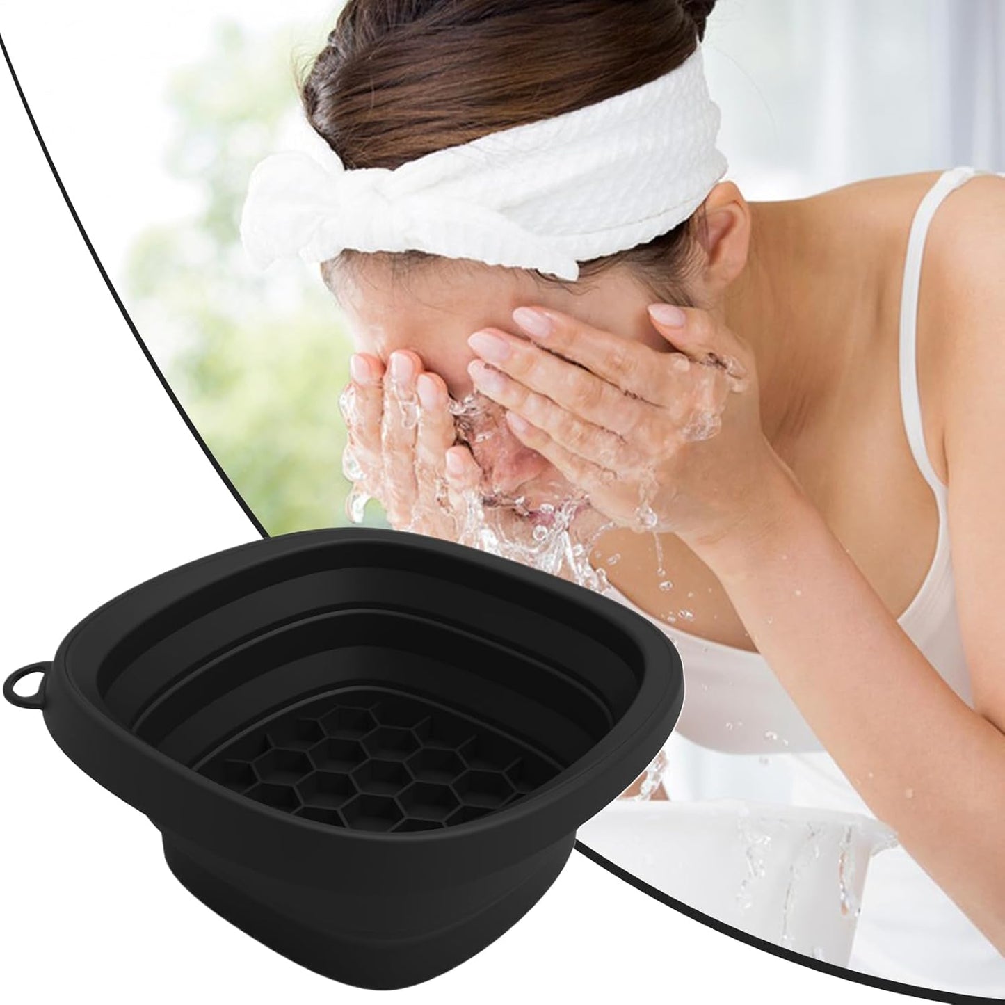 PureChill Silicone Ice Facial Basin – Compact Foldable Bowl for Daily Skin Refresh