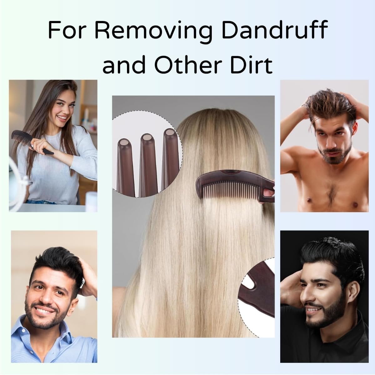 Dandruff Remover Comb – Scalp Massage & Oil Control Hair Cleaning Tool