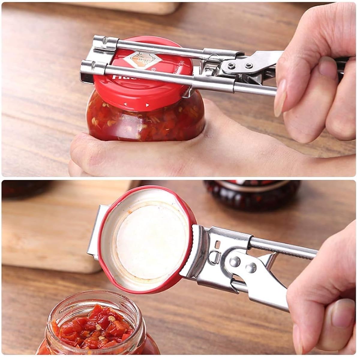 SteelGrip Flex Opener – Multifunction Kitchen Lid & Bottle Tool