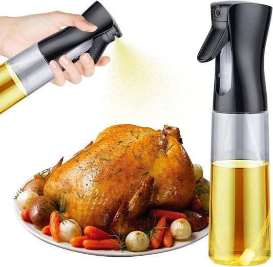Refillable 300ml Glass Oil Bottle – Olive Oil Dispenser for Cooking, Frying & Air Fryer Use