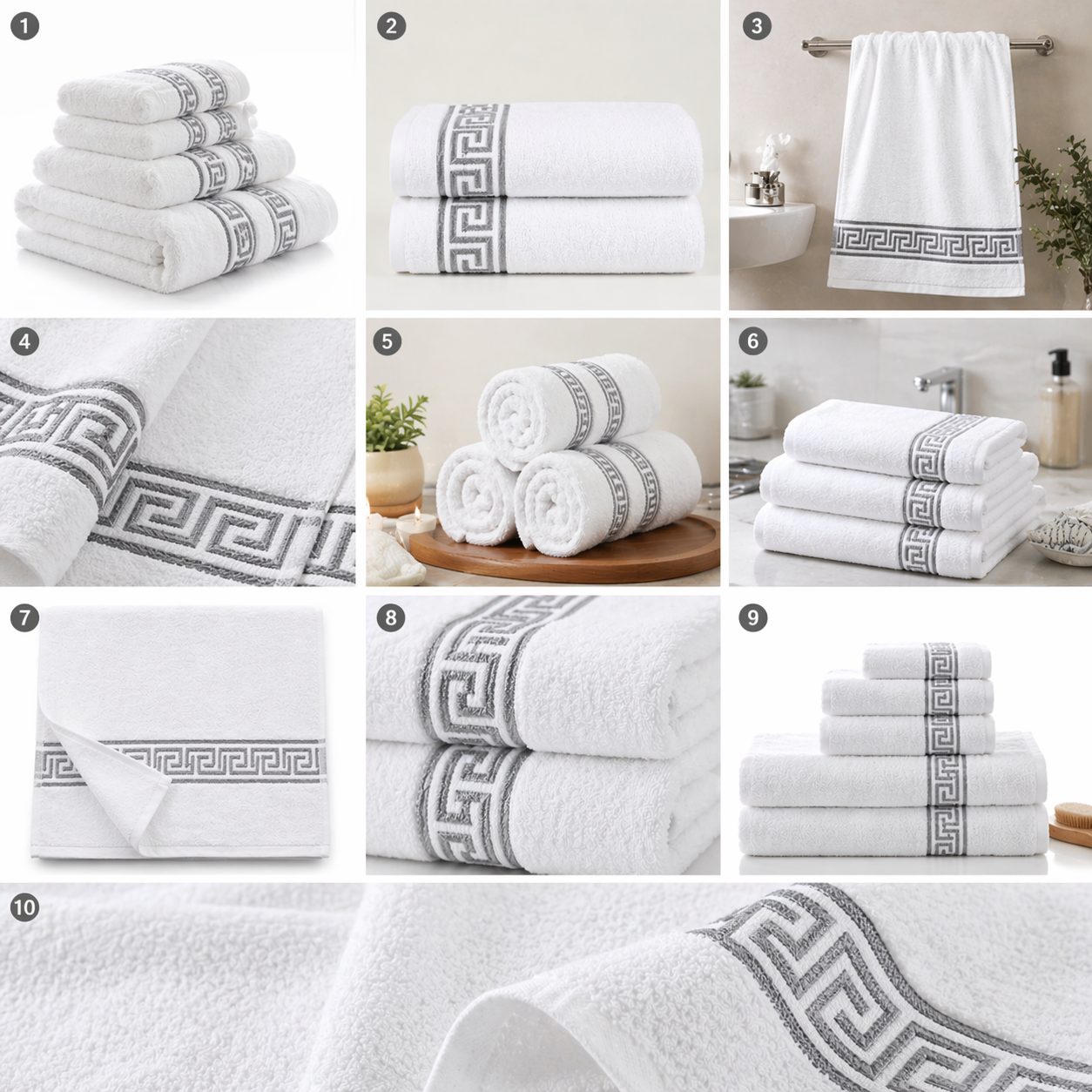 Premium Bath Sheets Pack of 3 – Extra Large 100% Cotton Towels